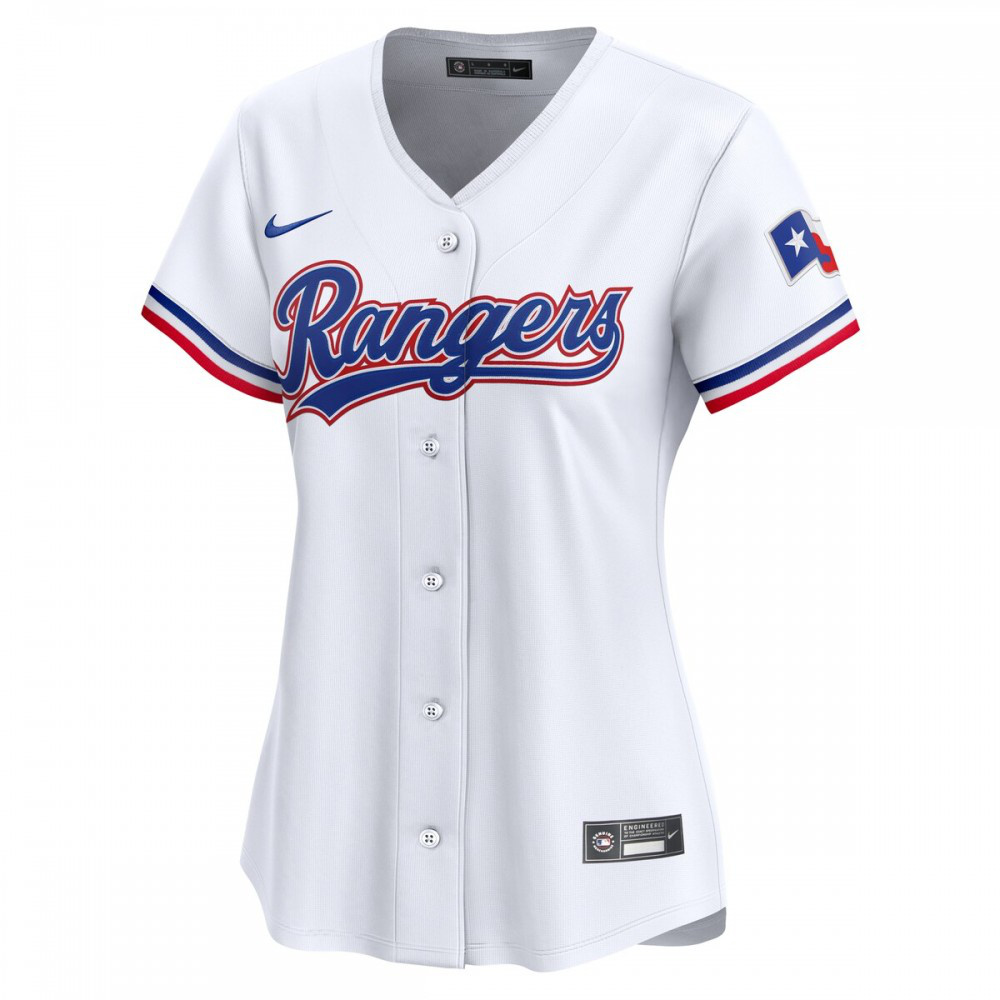 Texas Rangers Women's #1 Mom Home Limited Jersey - White-Pro Kit Vault | Brand New 26/27 Sports Jerseys
